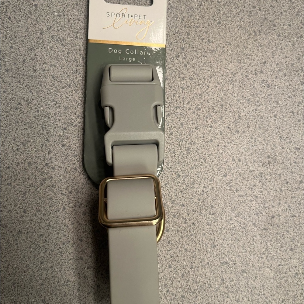 Gray Dog Collar - Picture 2 of 2